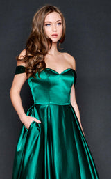 5 of 6 Nina Canacci 5214 Dress Emerald
