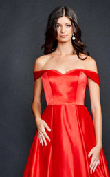4 of 6 Nina Canacci 5214 Dress Red