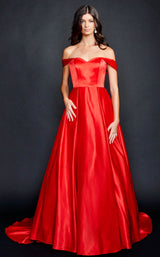 2 of 6 Nina Canacci 5214 Dress Red