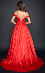3 of 6 Nina Canacci 5214 Dress Red