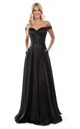 6 of 18 Nina Canacci 6550 Dress Black