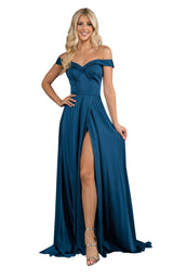2 of 18 Nina Canacci 6550 Dress Peacock