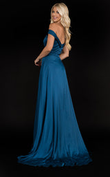 8 of 18 Nina Canacci 6550 Dress Peacock