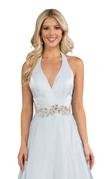 5 of 8 Nina Canacci 6551 Dress Aqua