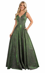 1 of 10 Nina Canacci 6552 Dress Green