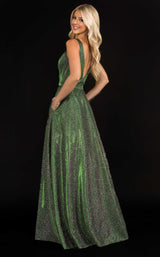 4 of 10 Nina Canacci 6552 Dress Green