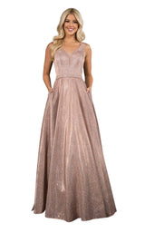 2 of 10 Nina Canacci 6552 Dress Rose-Gold