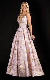 3 of 12 Nina Canacci 6554 Dress Lilac-Gold