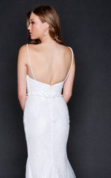 4 of 4 Nina Canacci 6555 Dress Ivory