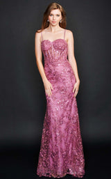 3 of 8 Nina Canacci 6556 Dress Raspberry