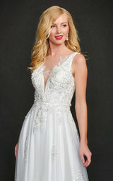 4 of 6 Nina Canacci 6557 Dress Ivory