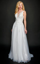 2 of 6 Nina Canacci 6557 Dress Ivory