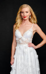 3 of 4 Nina Canacci 6560 Dress Ivory