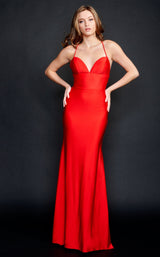 2 of 6 Nina Canacci 6567 Dress Red