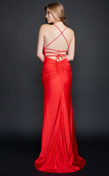 3 of 6 Nina Canacci 6567 Dress Red