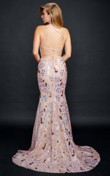 4 of 8 Nina Canacci 6570 Dress Rose-Gold