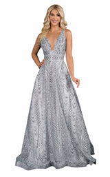 1 of 4 Nina Canacci 8196 Dress Gunmetal