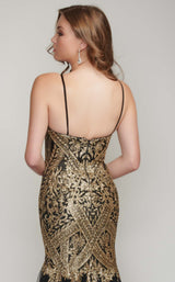 6 of 6 Nina Canacci 9122 Dress Silver