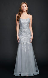 2 of 6 Nina Canacci 9122 Dress Silver