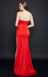 4 of 8 Nina Canacci 9128 Dress Red