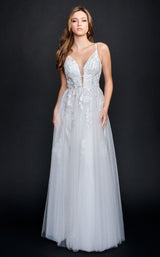 2 of 6 Nina Canacci 9131 Dress Ivory