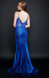 2 of 4 Nina Canacci 9134 Dress Royal