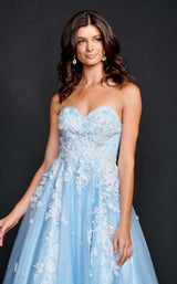 5 of 6 Nina Canacci 9137 Dress Baby-Blue