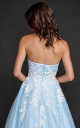 6 of 6 Nina Canacci 9137 Dress Baby-Blue