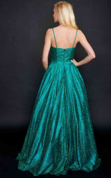 3 of 6 Nina Canacci 9138 Dress Emerald-Green
