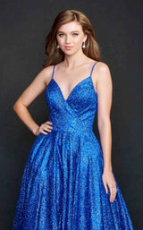 5 of 6 Nina Canacci 9138 Dress Royal