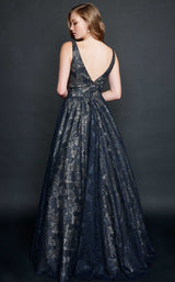 3 of 6 Nina Canacci 9140 Dress Black-Nude