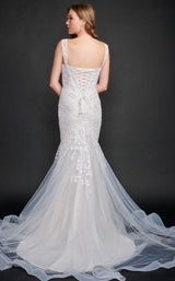 2 of 4 Nina Canacci 9141 Dress Ivory-Silver