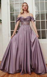 LaDivine OC012 Dress English-Violet
