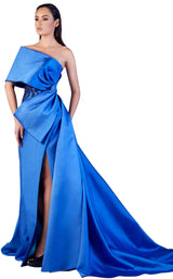 1 of 4 Gatti Nolli Couture OP5085 Dress Blue