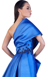 4 of 4 Gatti Nolli Couture OP5085 Dress Blue