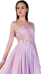 3 of 4 Gatti Nolli Couture OP5152 Dress Lilac