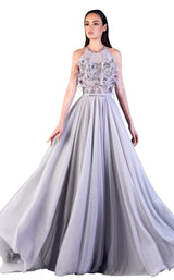 1 of 4 Gatti Nolli Couture OP5155 Dress Grey
