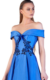 3 of 4 Gatti Nolli Couture OP5179 Dress Blue