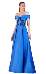 1 of 4 Gatti Nolli Couture OP5179 Dress Blue