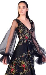 3 of 4 Gatti Nolli Couture OP5184 Dress Black