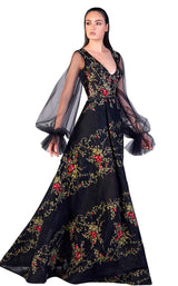 1 of 4 Gatti Nolli Couture OP5184 Dress Black
