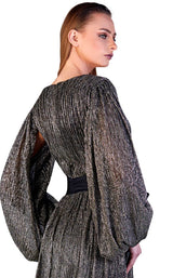 4 of 4 Gatti Nolli Couture OP5194 Dress Gunmetal
