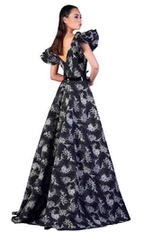 2 of 4 Gatti Nolli Couture OP5197 Dress Black