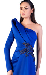 3 of 4 Gatti Nolli Couture OP5198 Dress Blue