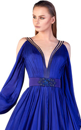 3 of 4 Gatti Nolli Couture OP5200 Dress Blue