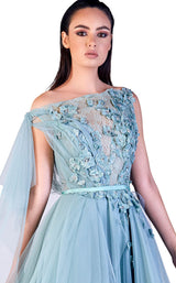 3 of 4 Gatti Nolli Couture OP5502 Dress Sky-Blue