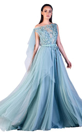 1 of 4 Gatti Nolli Couture OP5502 Dress Sky-Blue