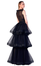 2 of 4 Gatti Nolli Couture OP5505 Dress Black
