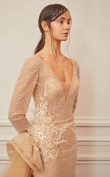 3 of 5 Gatti Nolli Couture OP5325 Dress Nude