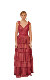 1 of 2 Gatti Nolli Couture OP5326 Dress Cranberry